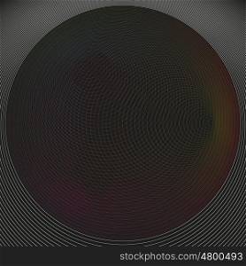 Dark color abstract background in minimalist style made from colorful circles. Business concept for cover decoration of brochure, flyer or report.
