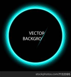 Dark dark blue abstract circle technology background. eps vector design 10