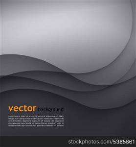 Dark gray elegant business background. EPS 10 Vector