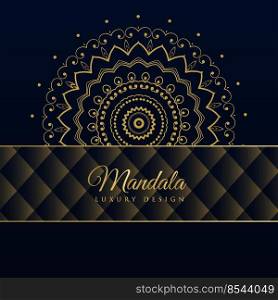dark luxury mandala pattern background