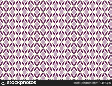 Dark Purple Leaves and blossom pattern on light yellow background. Abstract or modern bloom seamless pattern style for classic or modern design