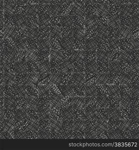 Dark scribble seamless pattern