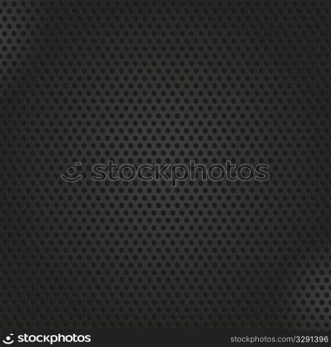 Dark texture background of perforated metal
