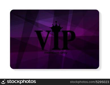 Dark VIP Members Card Vector Illustration EPS10. VIP Members Card Vector Illustration