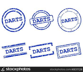 Darts stamps