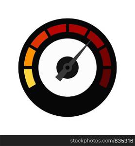 Dashboard icon. Flat illustration of dashboard vector icon for web isolated on white. Dashboard icon, flat style