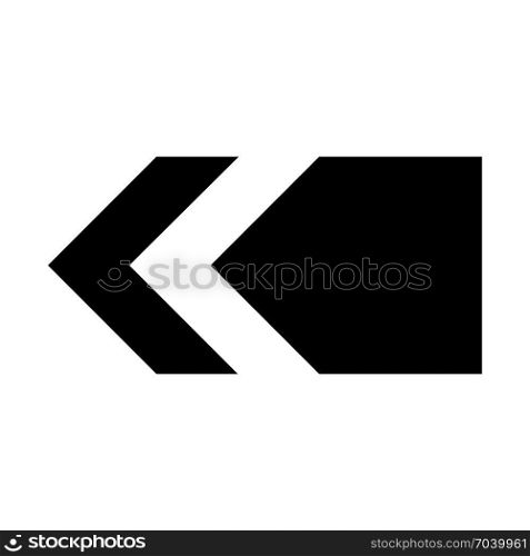 dashed tag arrow, icon on isolated background