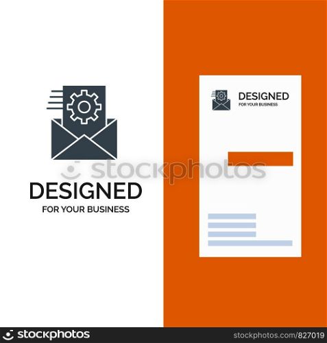Data, Data Integration, Data Management, Integration Grey Logo Design and Business Card Template