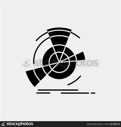 Data, diagram, performance, point, reference Glyph Icon. Vector isolated illustration. Vector EPS10 Abstract Template background