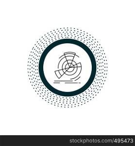 Data, diagram, performance, point, reference Line Icon. Vector isolated illustration. Vector EPS10 Abstract Template background