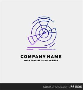 Data, diagram, performance, point, reference Purple Business Logo Template. Place for Tagline. Vector EPS10 Abstract Template background