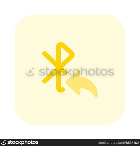 Data forwarding with bluetooth application.