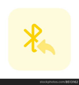 Data forwarding with bluetooth application.