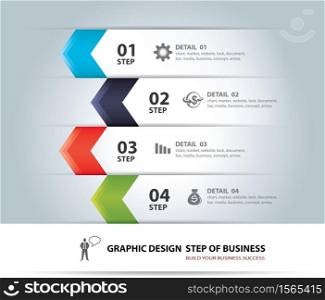 data infographics tab paper index template. Vector illustration abstract background. Can be used for workflow layout, business step, banner, web design.