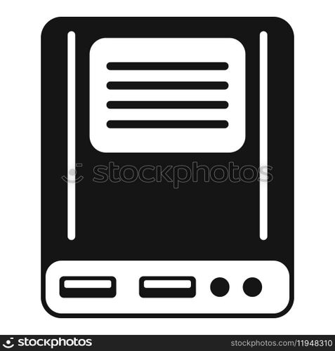 Data memory board icon simple vector. Storage solid usb. Hardware backup. Data memory board icon simple vector. Storage solid usb