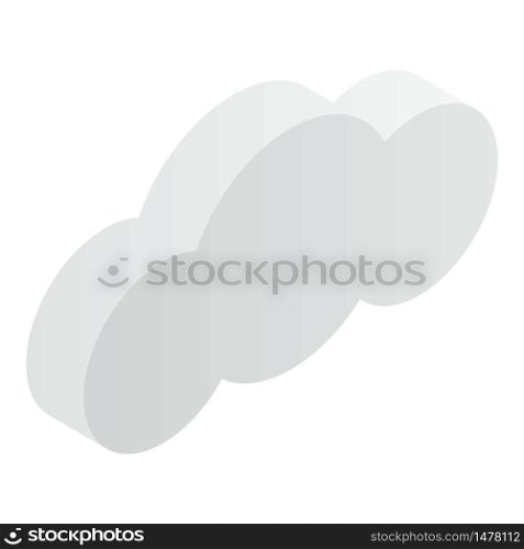 Data modern cloud icon. Isometric of data modern cloud vector icon for web design isolated on white background. Data modern cloud icon, isometric style