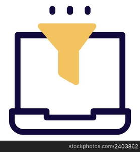 Data processing software identified as filter.