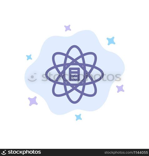 Data, Science, Data Science, Dollar Blue Icon on Abstract Cloud Background