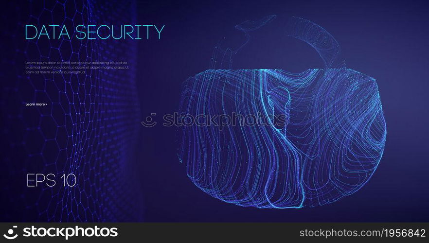 Data Security Binary Lock. Encryption code computer firewall concept. Alarm locks server data.. Data Security Binary Lock. Encryption code computer firewall concept. Alarm locks server data. Asian it support vector illustration.
