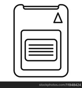 Data solid center icon outline vector. Disk device. Size byte cloud state. Data solid center icon outline vector. Disk device