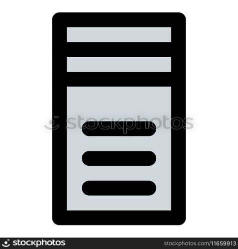 Data storage and processing computer system.