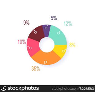 Data tools finance diagram and graphic. Chart and graphic, business diagram data finance, graph report, information data statistic, infographic analysis tools vector illustration