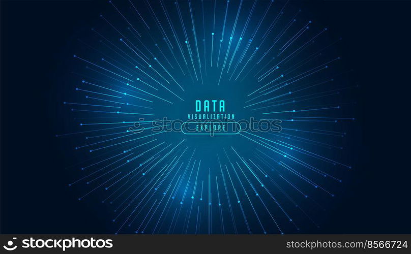 data visualization concept technology background design
