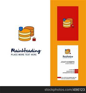 Database Creative Logo and business card. vertical Design Vector