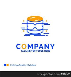database, data, architecture, infographics, monitoring Blue Yellow Business Logo template. Creative Design Template Place for Tagline.