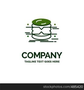 database, data, architecture, infographics, monitoring Flat Business Logo template. Creative Green Brand Name Design.