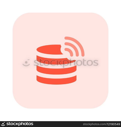 Database for storing data wirelessly.