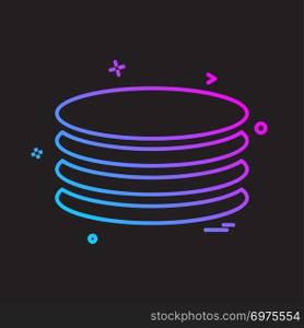 Database icon design vector