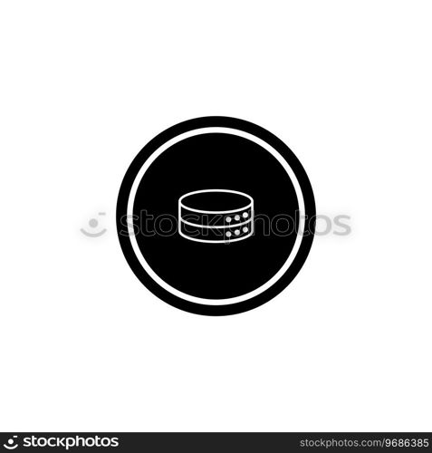 database icon vector template illustration logo design