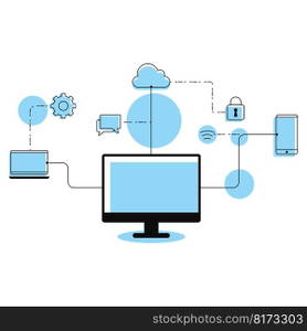 Database pc line computer