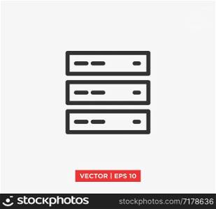Database / Server Icon Vector Illustration