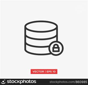 Database / Server Icon Vector Illustration