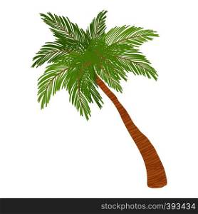 Date palm icon. Cartoon illustration of date palm vector icon for web. Date palm icon, cartoon style