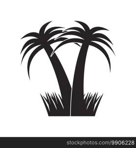 date palm icon vector illustration template design