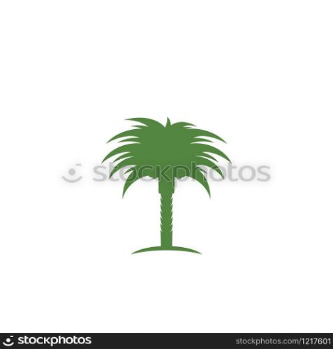 Date palm logo vector illustration