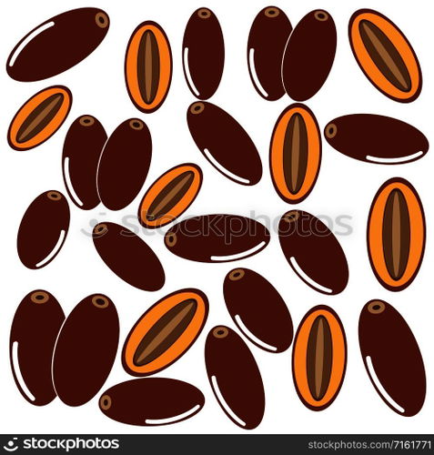 dates fruit logo vector