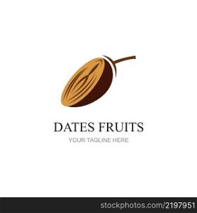 Dates Fruits for creating brand products Design vector illustration