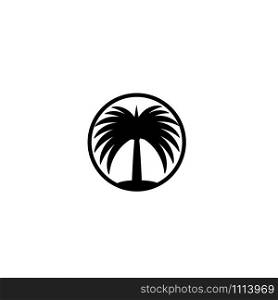Dates Tree icon Vector Illustration design Logo template
