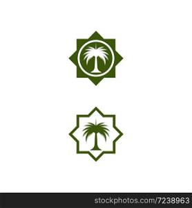 Dates tree Logo Template vector symbol nature