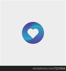 dating love circle gradient vector illustration icon element isolated