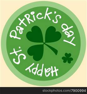 Day Patricks beer Mat coin icon symbol sticker green