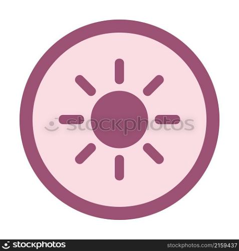 daylight circle icon