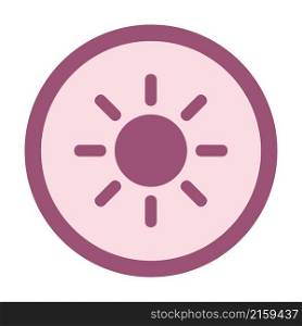 daylight circle icon