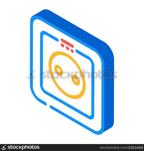 dc power isometric icon vector. dc power sign. isolated symbol illustration. dc power isometric icon vector illustration