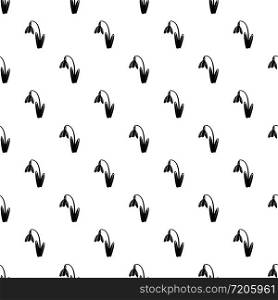 Dead flower pattern vector seamless repeating for any web design. Dead flower pattern vector seamless