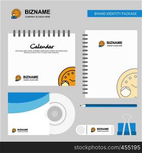 Deadline Logo, Calendar Template, CD Cover, Diary and USB Brand Stationary Package Design Vector Template